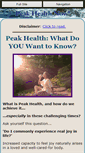 Mobile Screenshot of peak-health-now.com