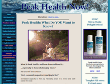 Tablet Screenshot of peak-health-now.com